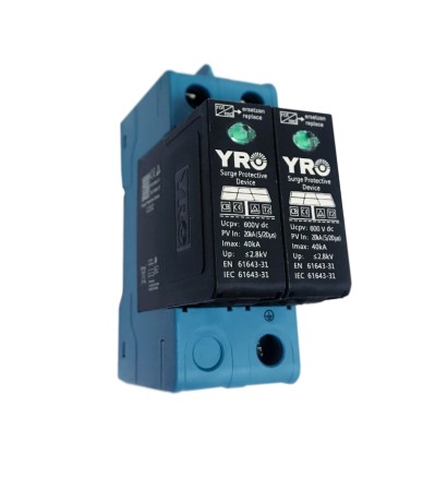 Обмежувач перенапруги YRO YRSP-D2 600VDC/2P