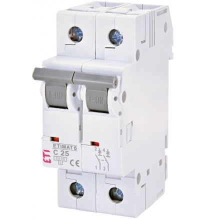 Автоматичний вимикач ETI ETIMAT 6 2p C25