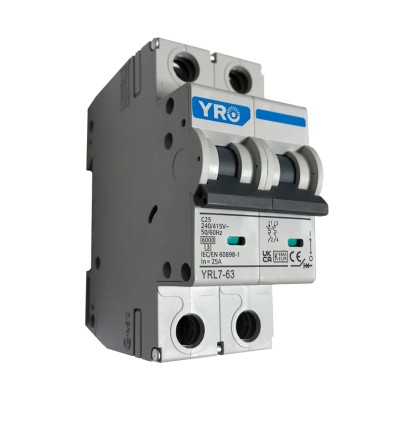 Автоматичний вимикач YRO YRL7-63AC 25А