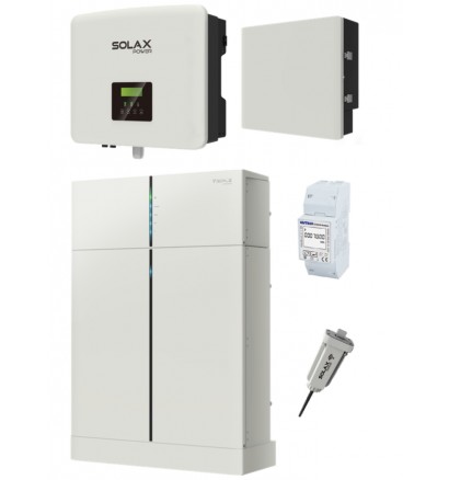 Комплект однофазної гібридної системи Solax Power 4.1 інвертор на 5 кВт з АКБ на 3.1 кВт