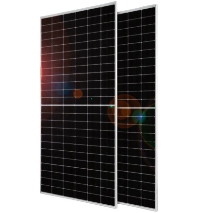 Двустороння сонячна панель Ja Solar JAM66D45 LB/N-Type (600 Вт)