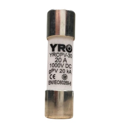 Запобіжник YRO 10x38/20A/1000VDC