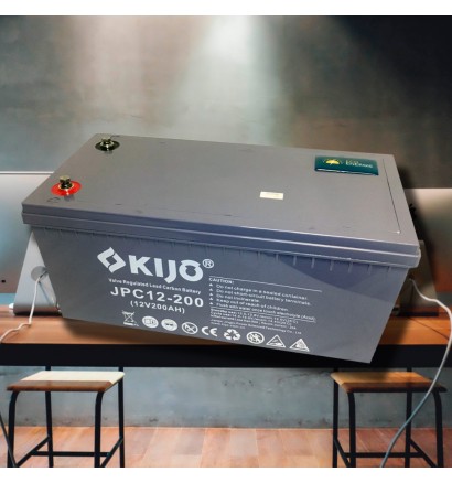 Акумуляторна батарея Kijo JPC 12V 200Ah Lead-carbon (2*4 кВт*год 12В)