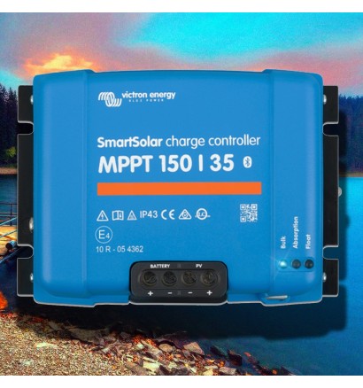 Контролер заряду Victron Energy Smart Solar MPPT 100/30-TR; 12/24В (100B/30A)